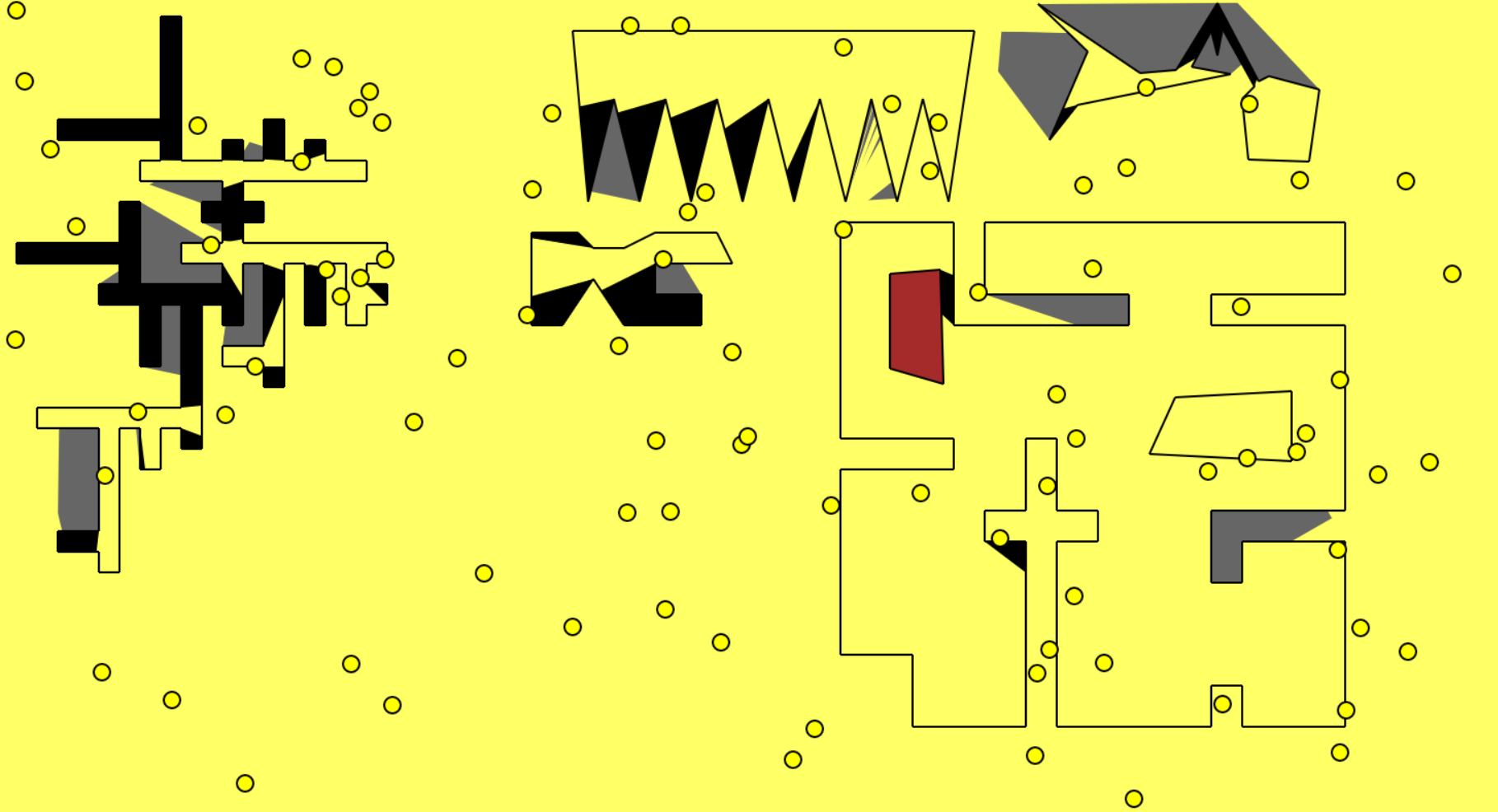 Full Scene with a Large Number of Guards