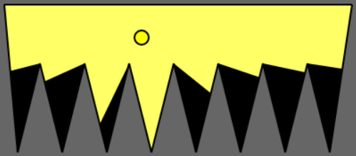 Reverse Crown Shaped Polygon